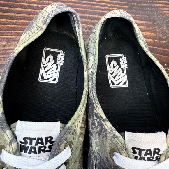 Vans x Star Wars Authentic Boba Fett Camo Sneakers – Men’s Size 11 - Picture 7 of 10